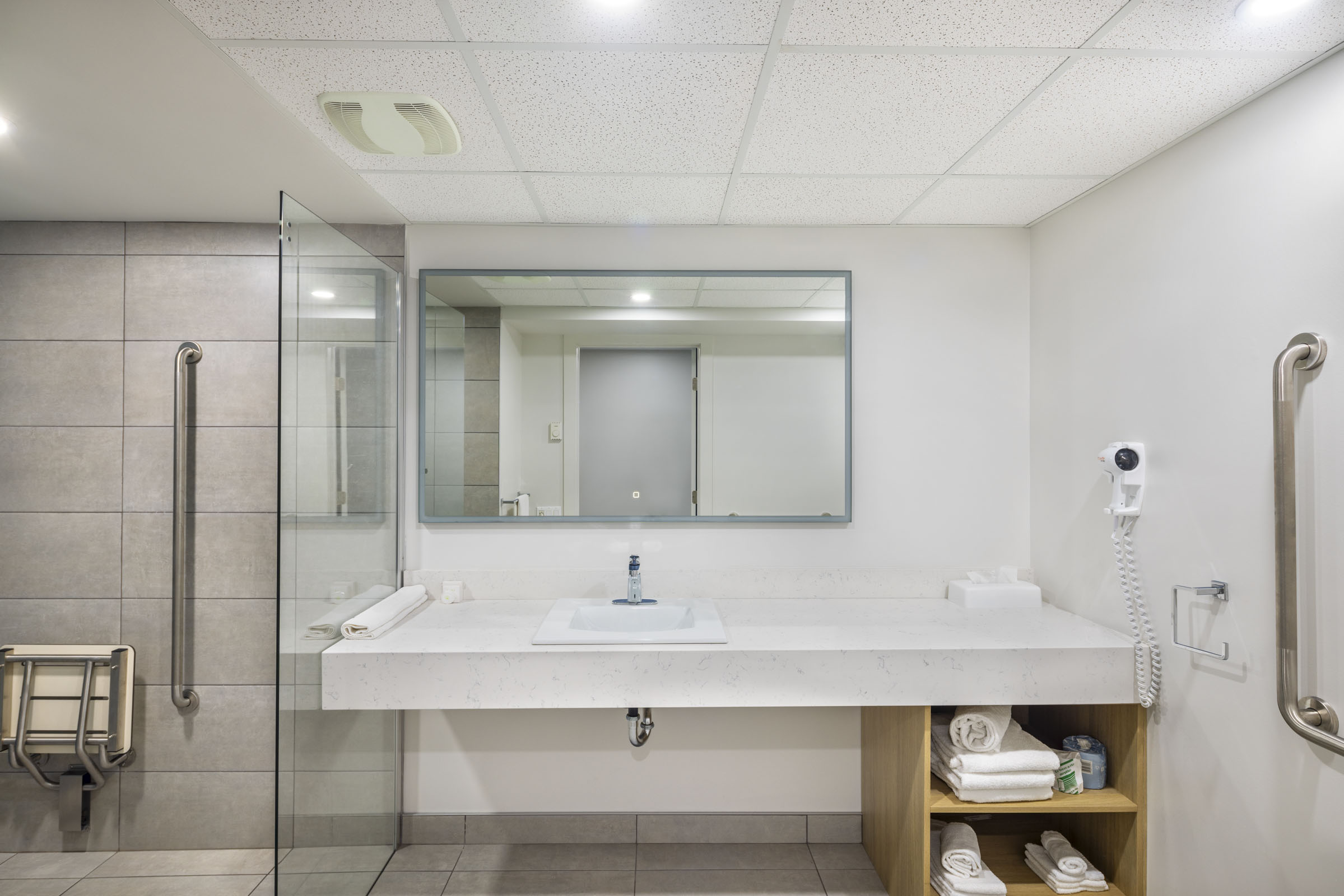 ACCESSIBLE ROOM 1 KING SIZE BED + MICROWAVE OVEN